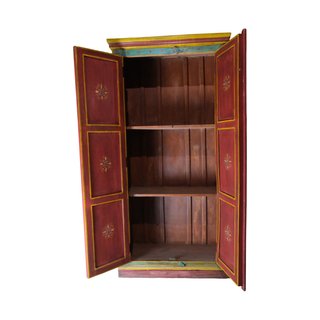 Mueble Indio Siglo XX Puertas Pintadas