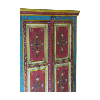 Mueble Indio Siglo XX Puertas Pintadas