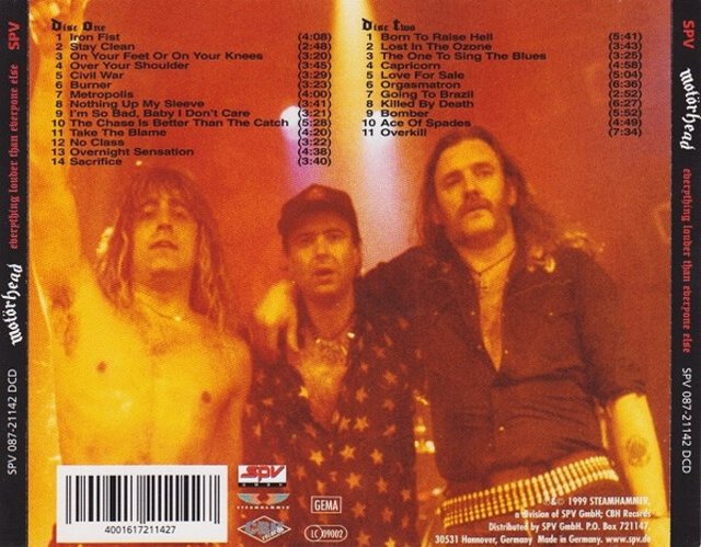 Motörhead – Everything Louder Than - 2xCD