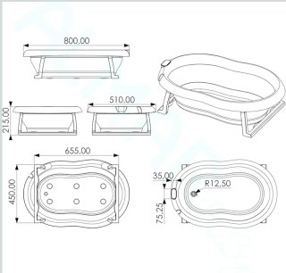 Bañera plegable para bebé