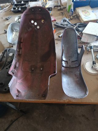 Guardabarros Delantero y Trasero Yamaha Virago 535