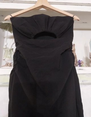 Abito Midi Zara Donna Nero - Nuovo