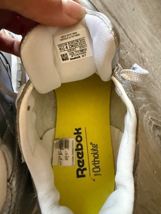 Zapatillas Reebok plateadas mujer