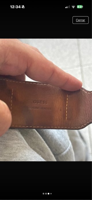 Reloj Guess Cuero Marrón y Dorado