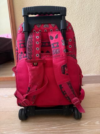 Mochila Totto con ruedas y estampado