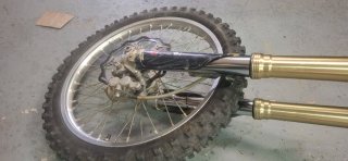 Tren Delantero Horquillas Showa CRF amortiguador