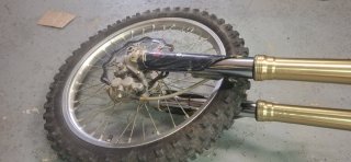 Tren Delantero Horquillas Showa CRF amortiguador