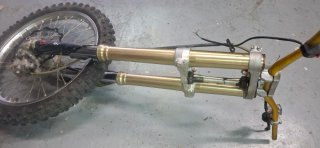 Tren Delantero Horquillas Showa CRF amortiguador