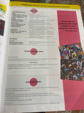 Llengua catalana i Literatura 1 ESO LOMLOE