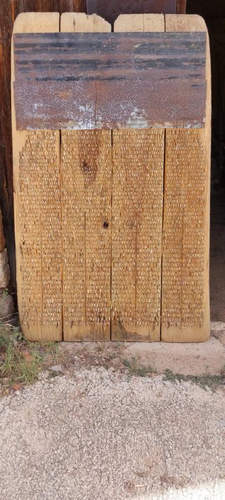 Trillos antiguo de madera