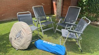 Sillas de camping/terraza plegables