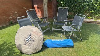 Sillas de camping/terraza plegables