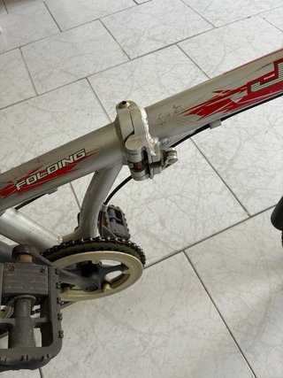 Bicicleta Plegable con Cesta