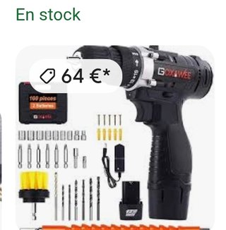 Taladro de batería 12V