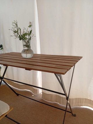 Mesa y 2 Sillas Terraza Ikea