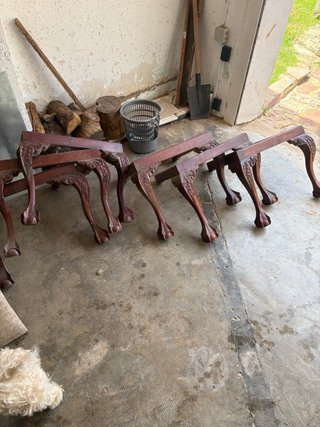 11 Sillas Antiguas Madera para Reparar