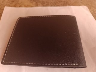 Portafogli nero in pelle da uomo