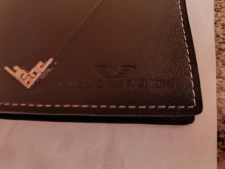 Portafogli nero in pelle da uomo