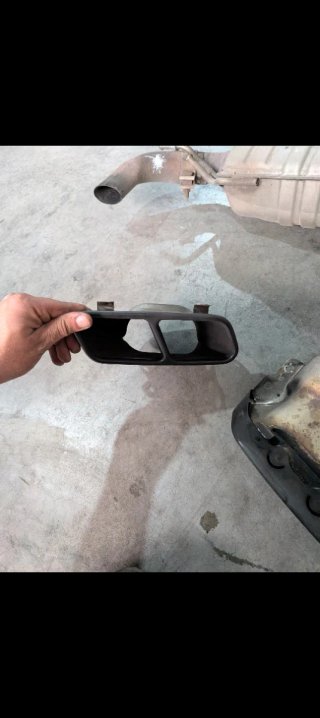 Tubo escape original Mercedes A45 AMG con colas