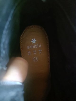 Botines amichi negros mujer