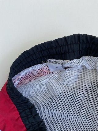 Pantaloncini corti uomo neri e rossi