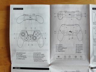 Controller Wireless per PS4, PC, Android e iOS
