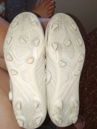 Zapatillas fútbol Adidas Talla 36.5 Blancas
