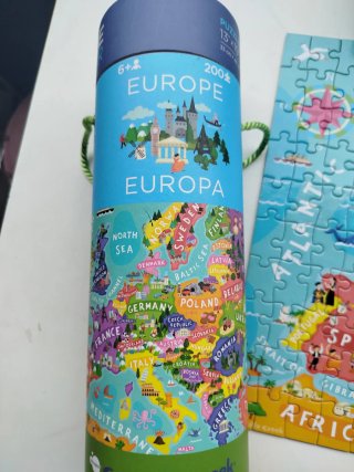 Puzzle Mapa Europa Crocodile Creek