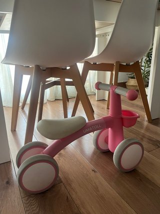 Bicicleta de bebé UMATOLL rosa