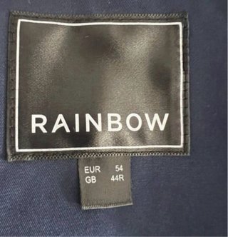 * XL. Chaqueta cruzada doble botonadura RAINBOW