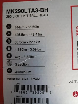 Trípode Manfrotto 290 Light