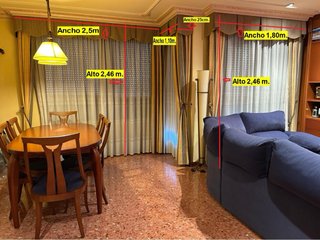 Cortinas de comedor.