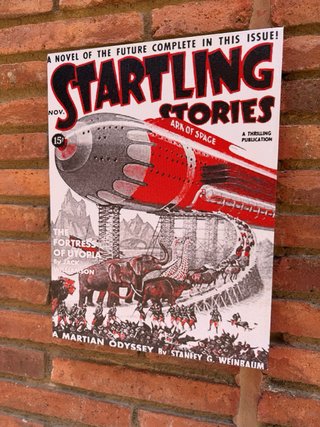 Cuadro Startling Stories y Planet Comics