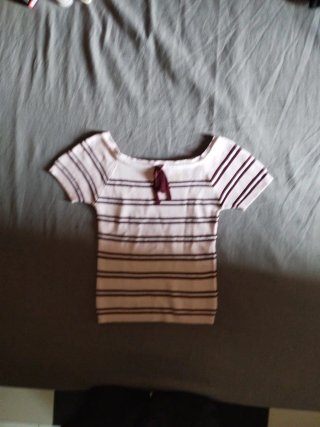 Blusa de punto rayas, no es de marca, talla 38