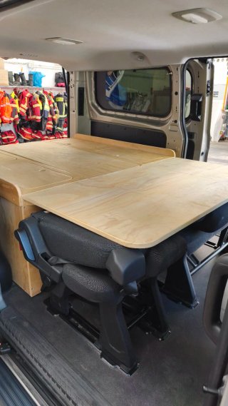 Mueble camper para Ford Transit Custom