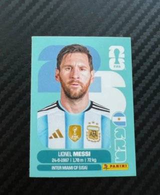 Cromo Messi Mundial 2026 Panini