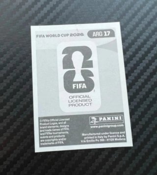Cromo Messi Mundial 2026 Panini