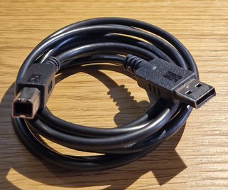 Cables USB A a USB B color negro gris 1.8 mt 4.5 €