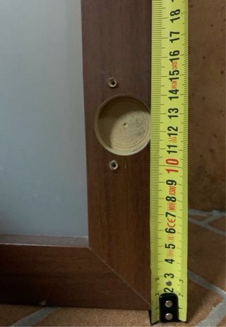 2 Puertas Armario IKEA Cristal al Ácido y Madera