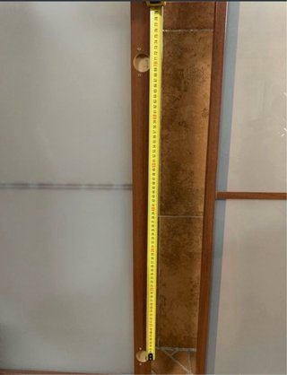 2 Puertas Armario IKEA Cristal al Ácido y Madera