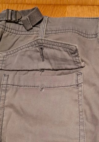 Pantalones cargo Bershka grises