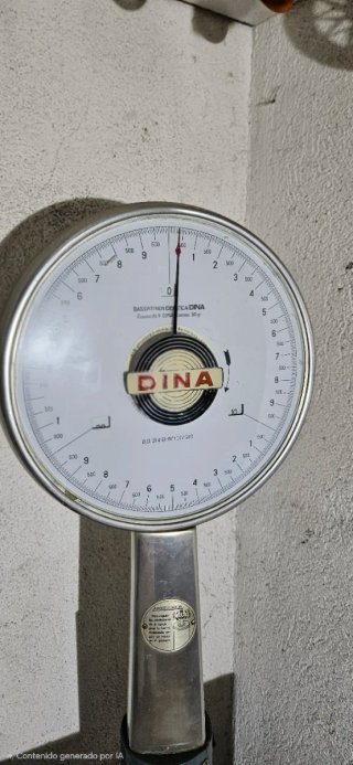 Báscula Dina de pie