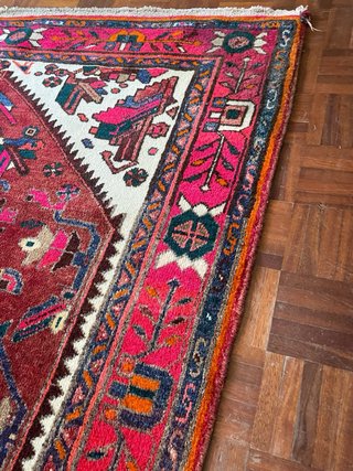 Tappeto Persiano Certificato Lana 130x207