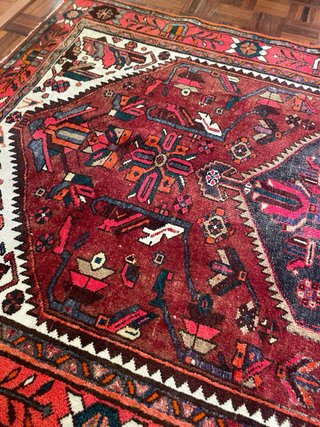 Tappeto Persiano Certificato Lana 130x207