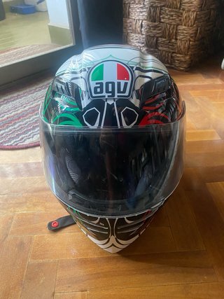 AGV Horizon Blanco , Rojo y verde talla XL