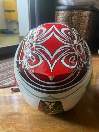 AGV Horizon Blanco , Rojo y verde talla XL