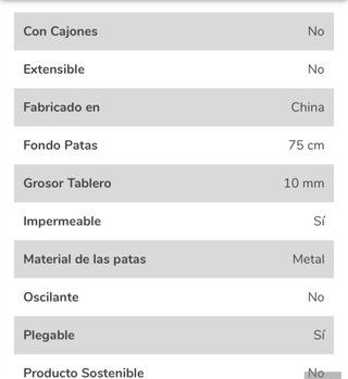 Mesa de centro elevable cristal negro