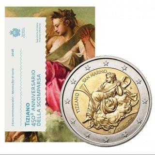 Moneta San Marino 2 Euro 2026 Tiziano