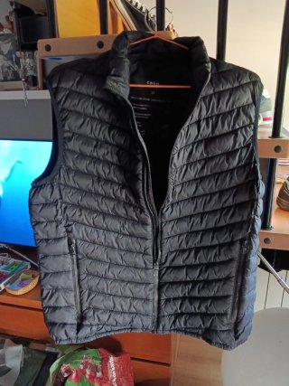 Chaleco acolchado hombre negros