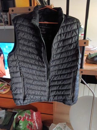Chaleco acolchado hombre negros